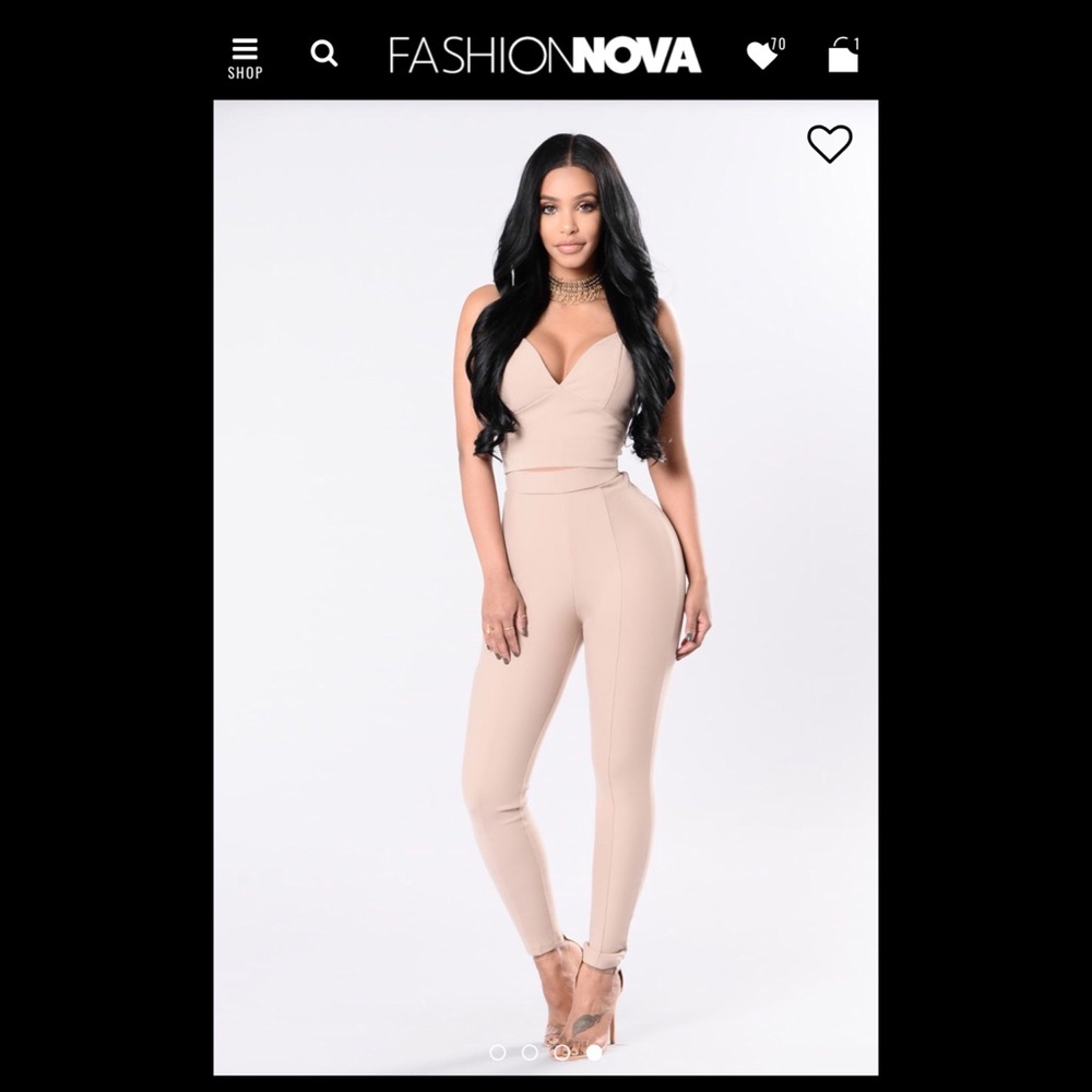 Taupe Two Piece Set